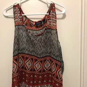 Mileage Women’s Sheer Sleeveless Top. SZ 2XL.